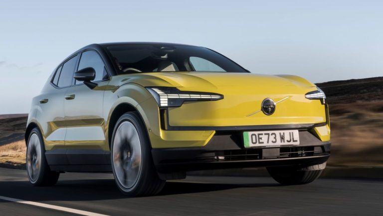 Skoda Enyaq iV UK drive exterior