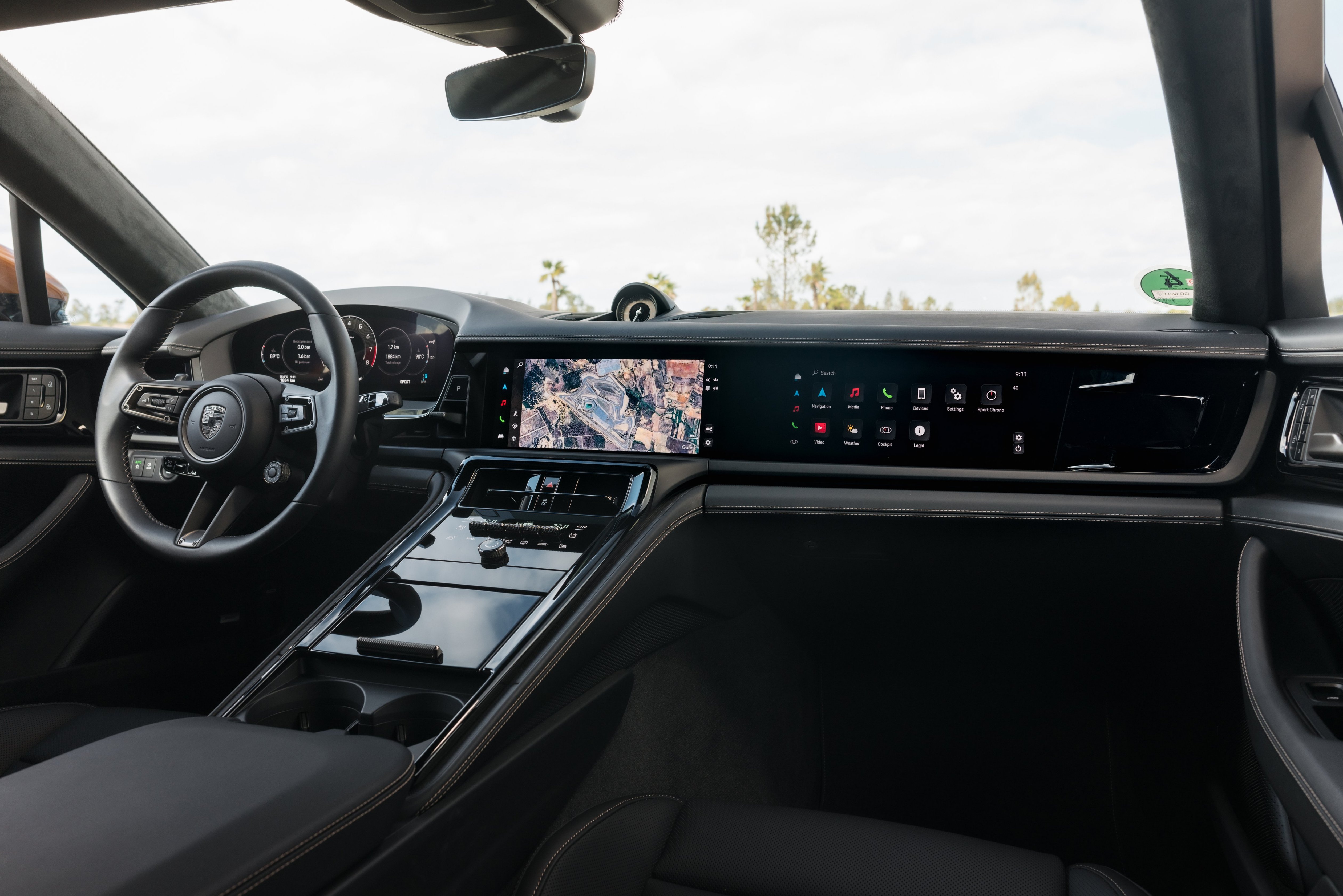 Porsche Panamera Turbo E -Hybrid - Interieur, vorne
