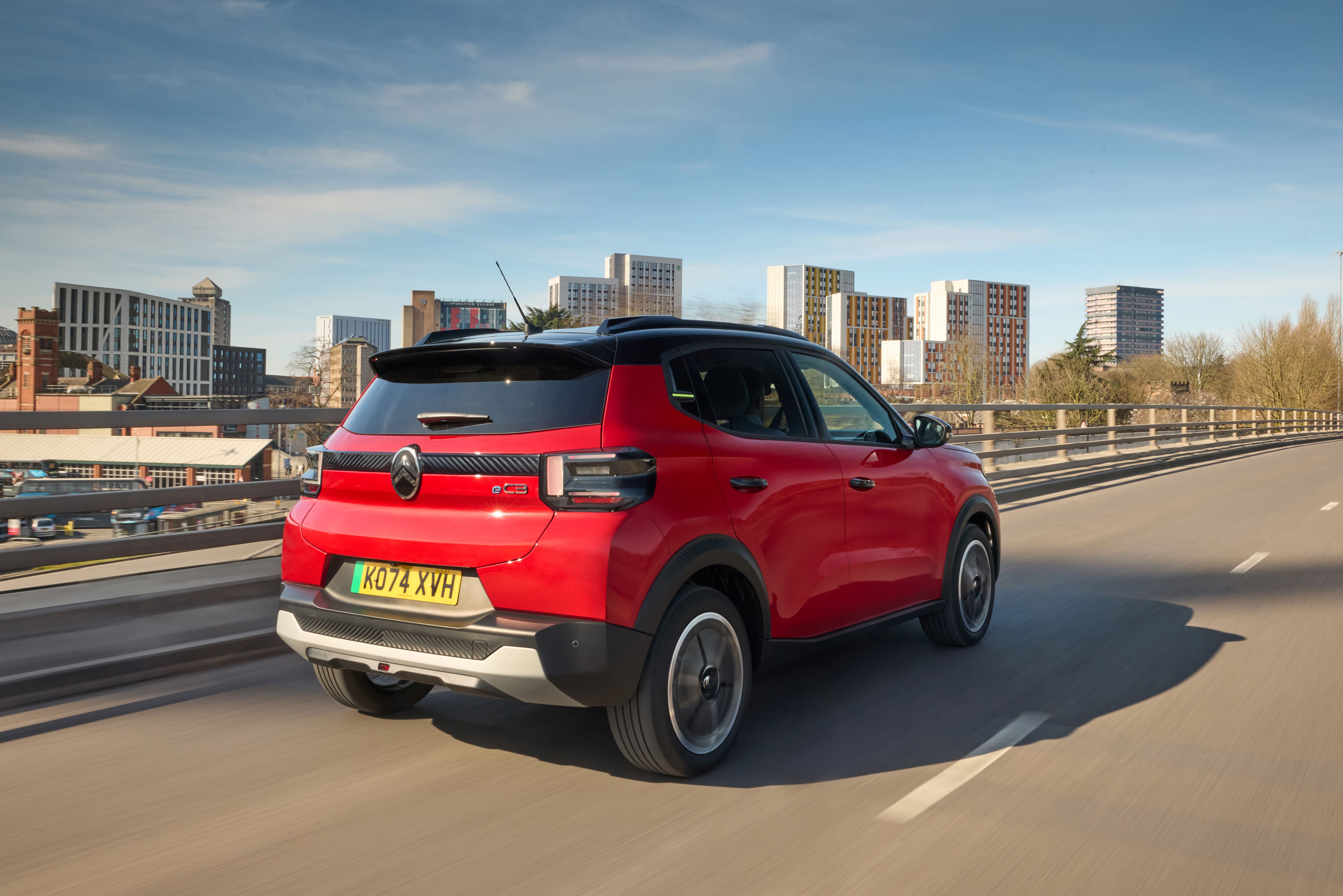 Citroen E -C3 - Heck, Fahren
